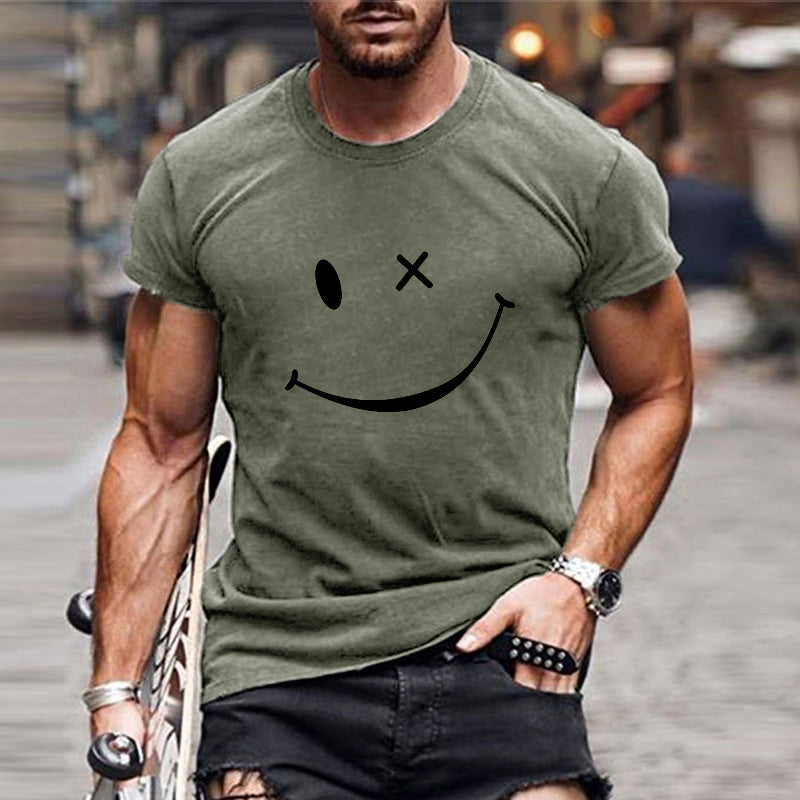 Poul - Round Neck Short Sleeve T-Shirt