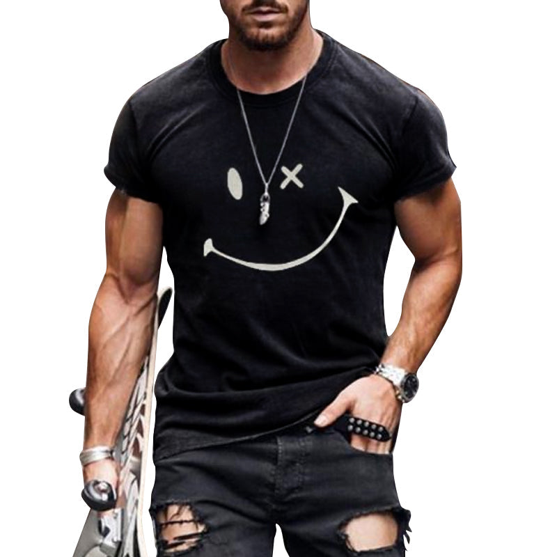 Poul - Round Neck Short Sleeve T-Shirt