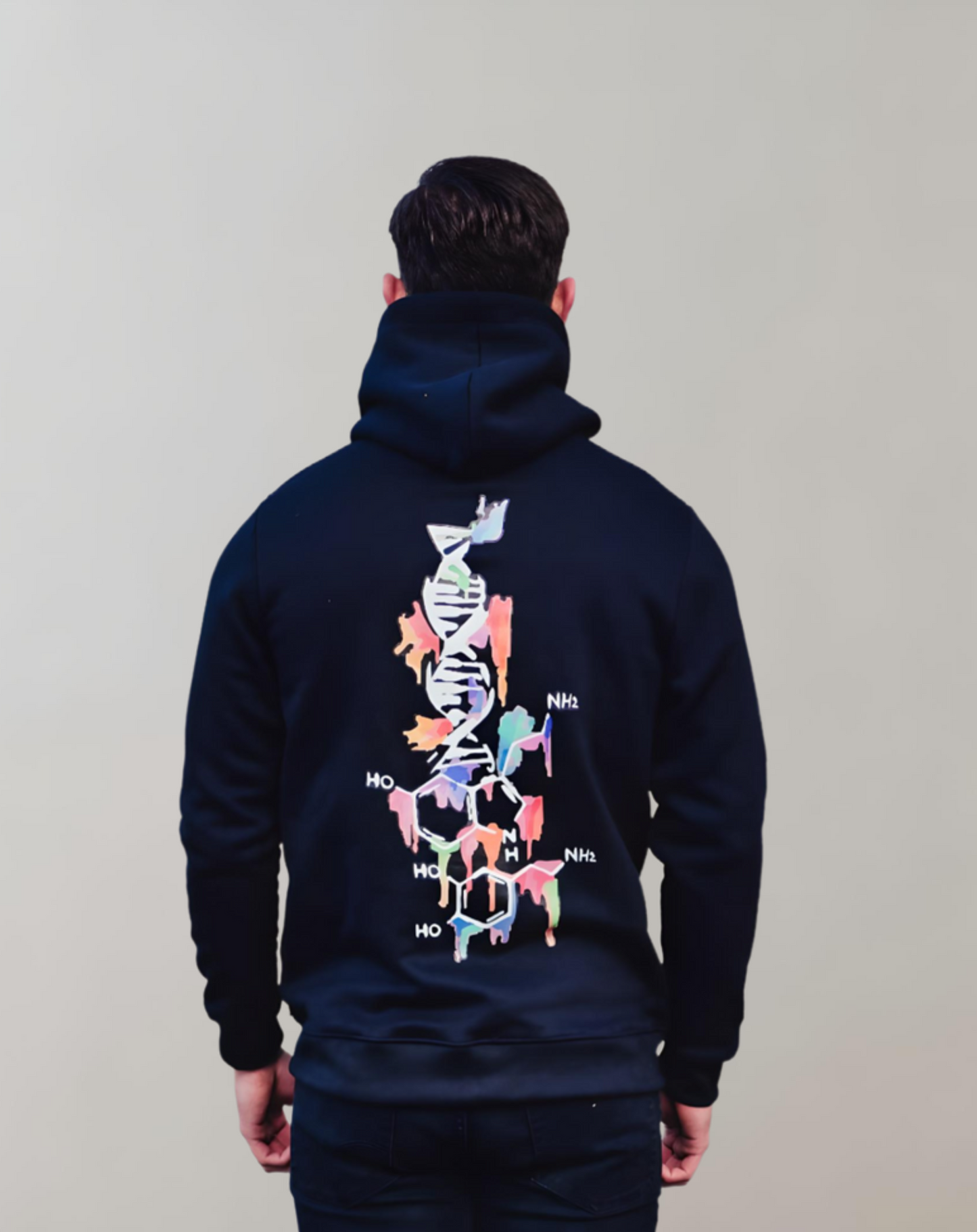 Thomas - Hoodie DNA design in Blue