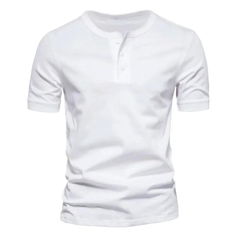 Men's Solid Color Short Sleeve T-Shirt