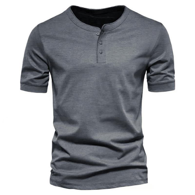 Men's Solid Color Short Sleeve T-Shirt