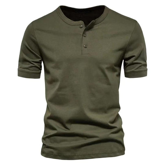 Men's Solid Color Short Sleeve T-Shirt