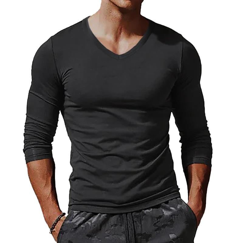 Jammie - Shirt V-Neck Long Sleeve T-Shirt