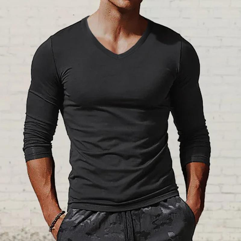 Jammie - Shirt V-Neck Long Sleeve T-Shirt